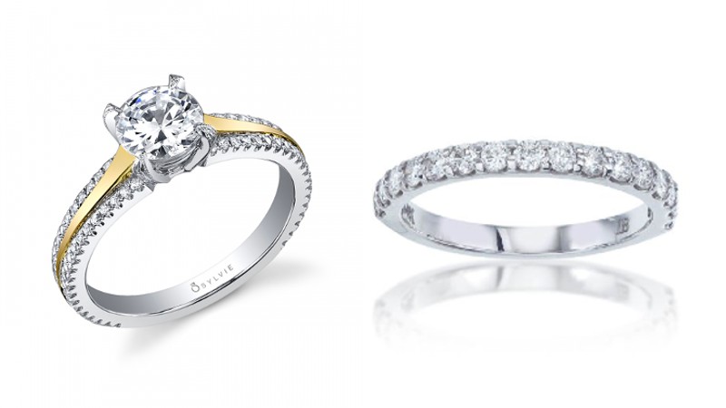 How to Match Wedding Bands and Engagement Rings 2
