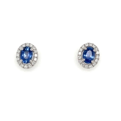 Blue Sapphire Studs