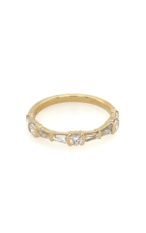 Round & Baguette Diamond Band