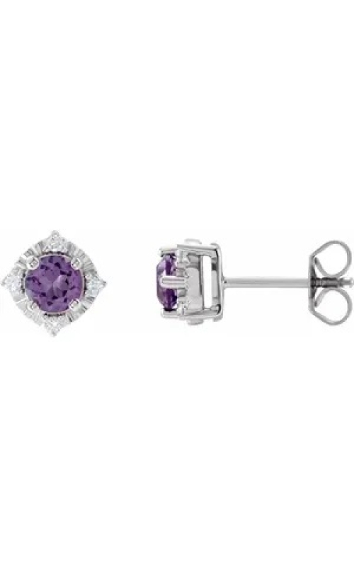 Amethyst Studs