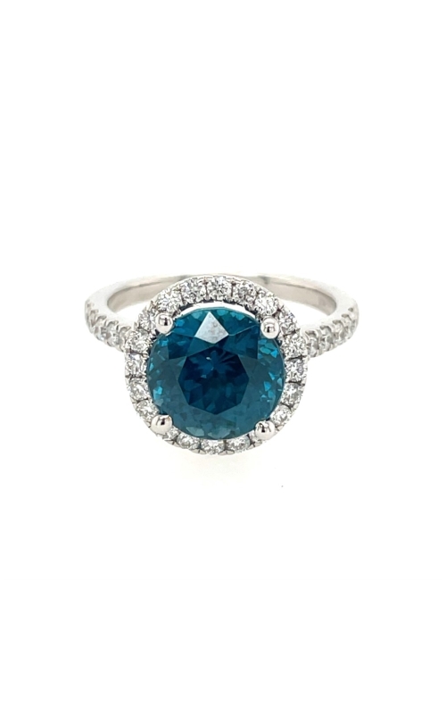 Blue Zircon Ring