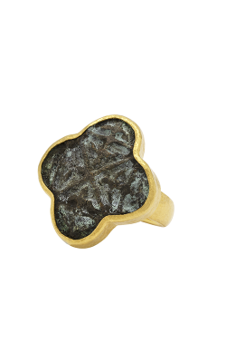 Gurhan One of a Kind Antiquities Center Stone Ring OKR-YG-BRZ-15535